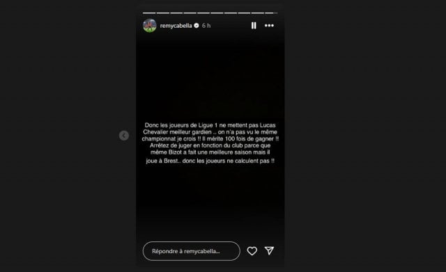 Remy Cabella, sur Instagram