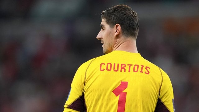 Thibaut Courtois avec la Belgique