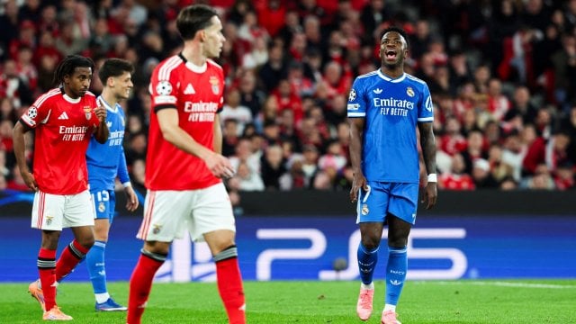 Vinícius Júnior ante el Benfica.