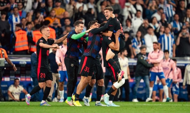 Les joueurs du FC Barcelone