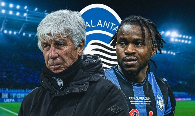 Ademola Lookman et Gian Piero Gasperini