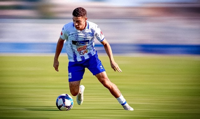 Mehdi Ganouni en action avec Monastir
