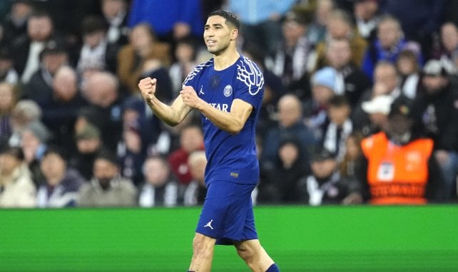 Achraf Hakimi sous les couleurs du PSG.