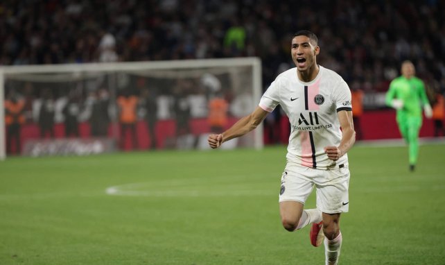 Achraf Hakimi sous les couleurs du Paris Saint-Germain