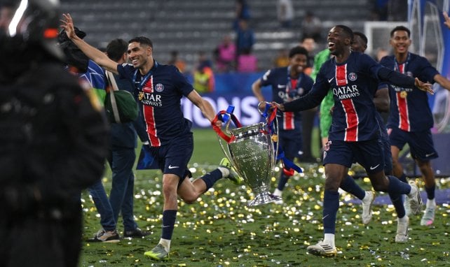 Achraf Hakimi sous les couleurs du PSG.