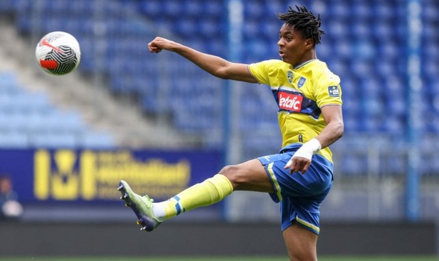 Allan Ackra avec le FC Sochaux