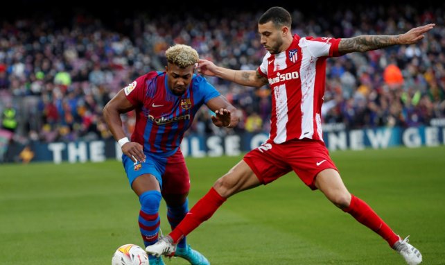 Adama Traoré sous le maillot du FC Barcelone face à l'Atlético de Madrid