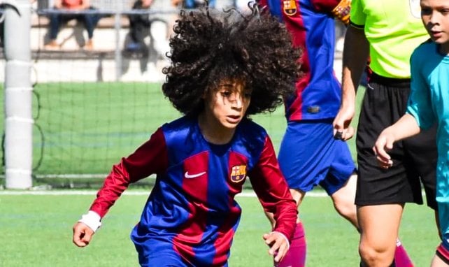 Adam Qaroual, avec le Barça