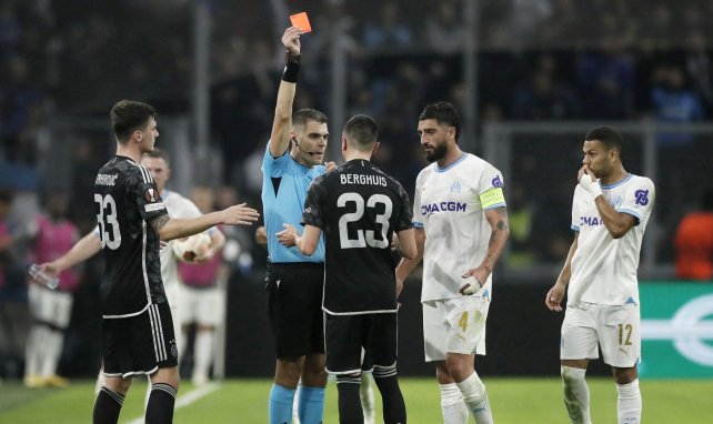 Steven Berghuis, expulsé contre l'OM