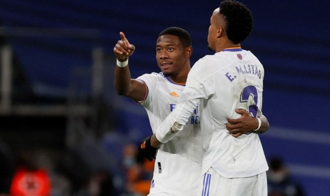 David Alaba et Eder Militao avec le Real Madrid