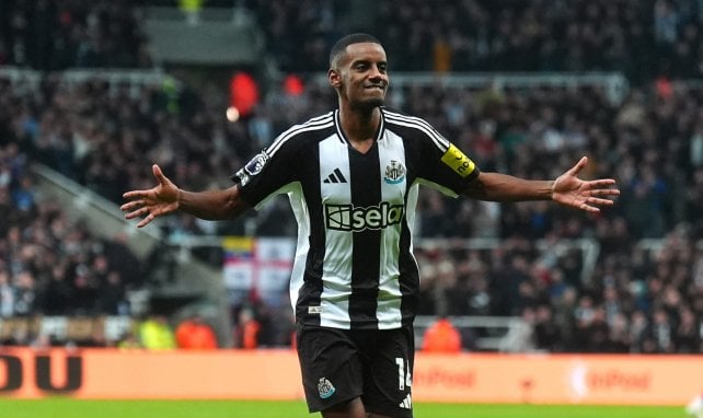 Alexander Isak avec Newcastle