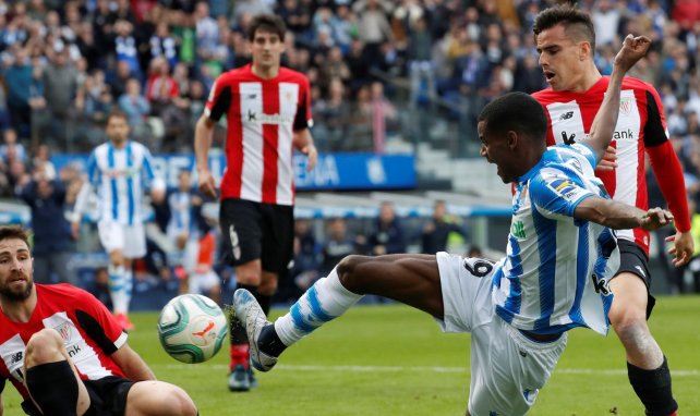 Alexander Isak lors du derby entre la Real Sociedad et l'Athletic