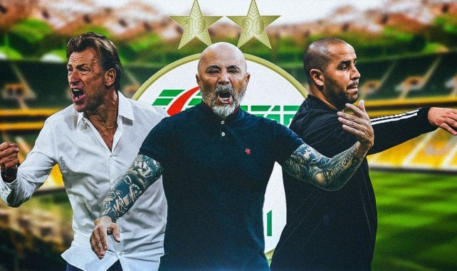 Hervé Renard, Jorge Sampaoli et Madjid Bougherra