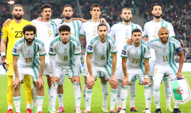 L'équipe d'Algérie contre la Bolivie