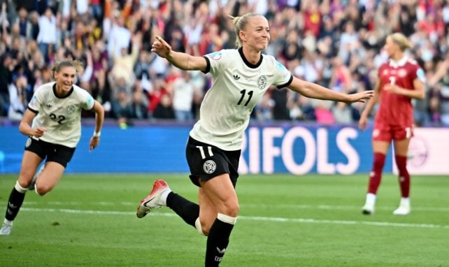 Lea Schüller a marqué avec l'Allemagne