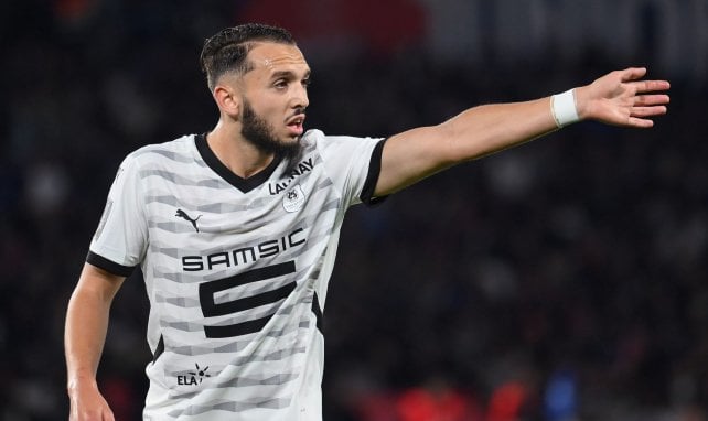 Amine Gouiri avec Rennes
