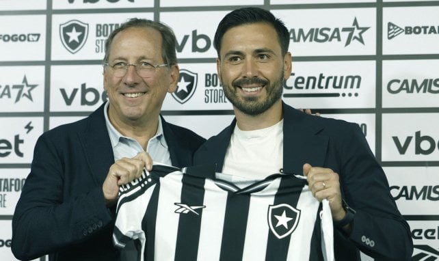John Textor et Davide Ancelotti