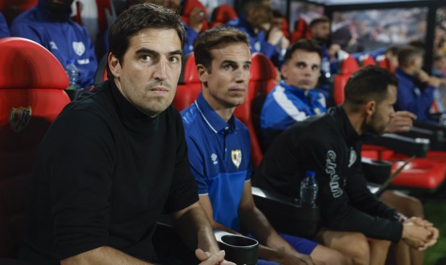 Andoni Iraola sur le banc du Rayo