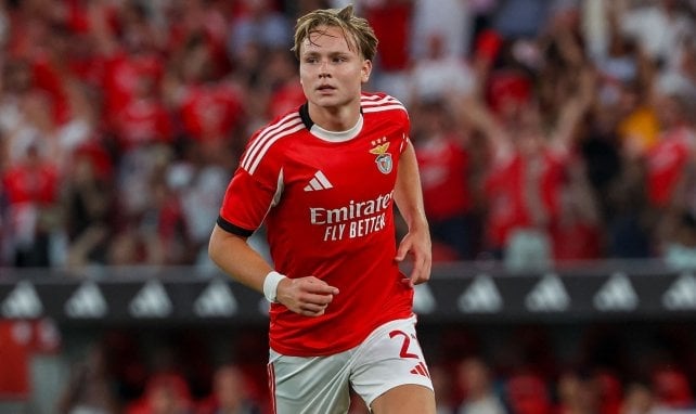 Benfica : la sanction infligée à Andreas Schjelderup est tombée