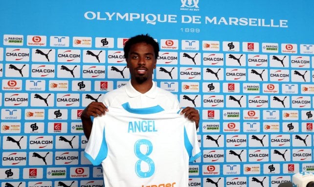 Angel Gomes sous les couleurs de l'OM.