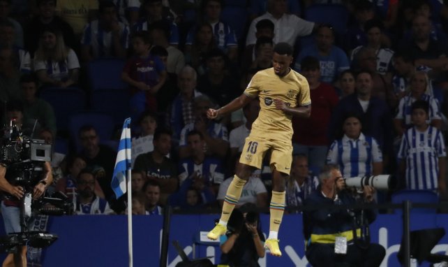 Ansu Fati célèbre son but face à la Real Sociedad lors de la 2e journée de Liga