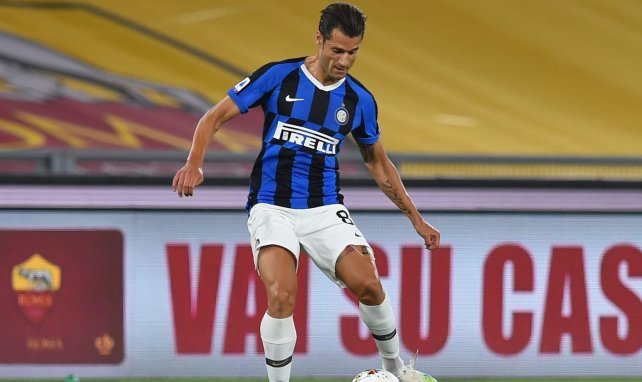 Antonio Candreva avec l'Inter Milan