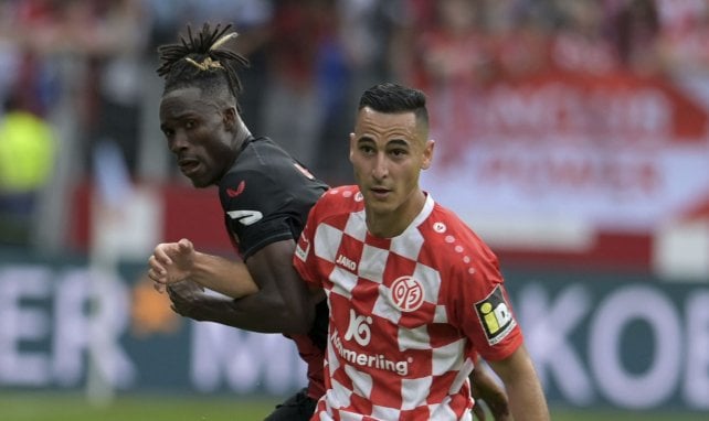 Anwar El Ghazi, avec le maillot de Mayence