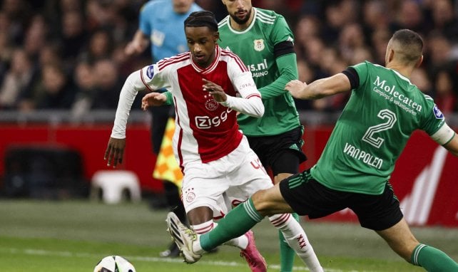 Ar'Jany Martha sous les couleurs de l'Ajax