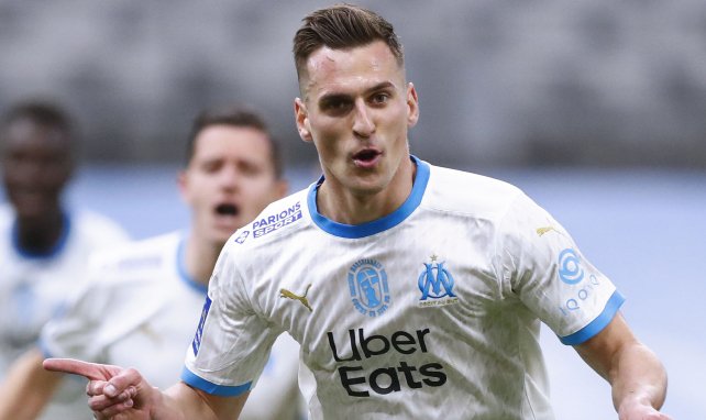 Arkadiusz Milik célèbre son but