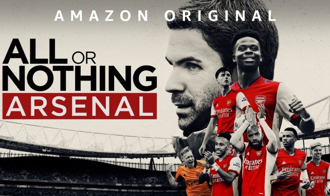 La série "All or Nothing" sur Arsenal débutera le 4 août sur Prime Video