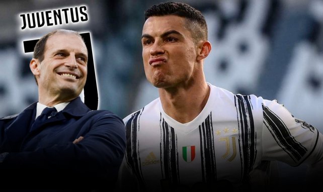 Massimiliano Allegri et Cristiano Ronaldo (Juventus)