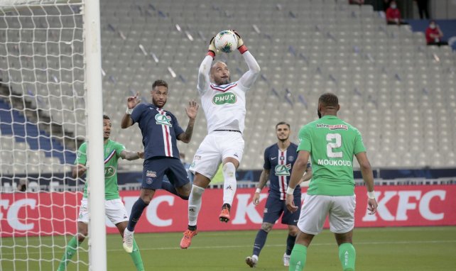 Jessy Moulin et l'AS Saint-Etienne face au PSG en finale de la Coupe de France