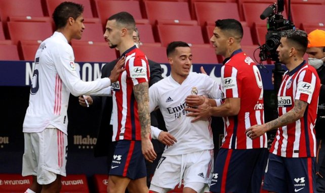 Les esprits s'échauffent entre les joueurs de l'Atlético et du Real Madrid