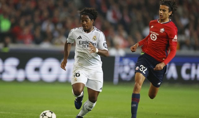 Ayyoub Bouaddi en action avec le LOSC.