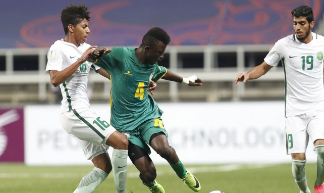 Souleymane Aw, ici avec la sélection U20 du Sénégal