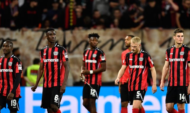 Moussa Diaby sous les couleurs du Bayer Leverkusen.