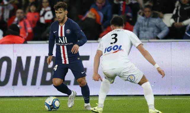 Juan Bernat face à Amiens en Ligue 1