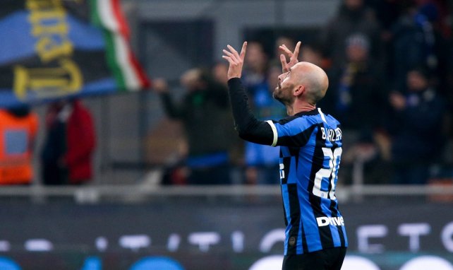 Borja Valero sous le maillot de l'Inter Milan