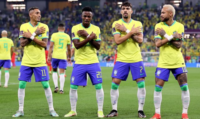 Le Brésil, vainqueur de la Corée du Sud