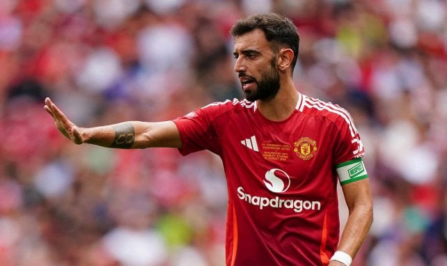 Bruno Fernandes, capitaine de Manchester United.