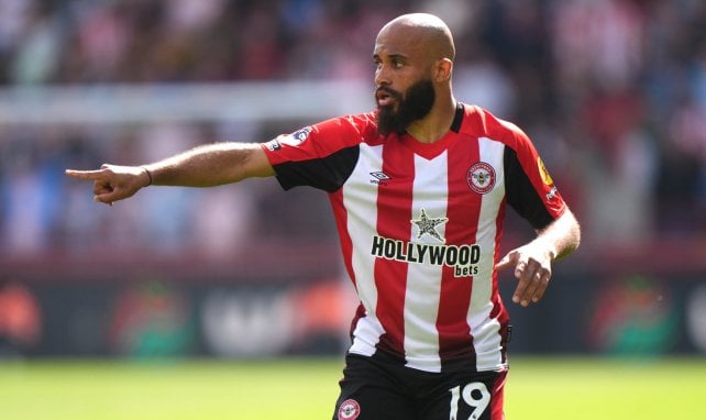 Bryan Mbeumo avec Brentford