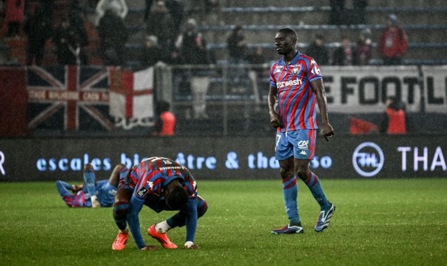 Les joueurs du Stade Malherbe de Caen