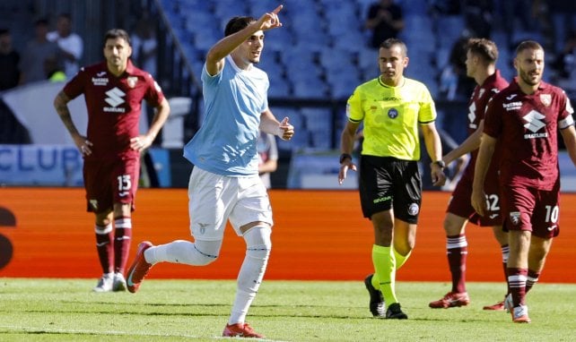 Matteo Cancellieri, buteur avec la Lazio