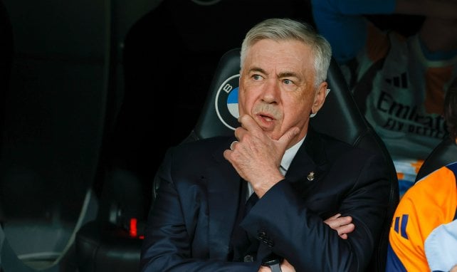 Carlo Ancelotti avec le Real Madrid