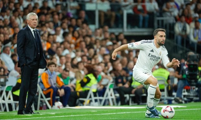 Dani Carvajal et Carlo Ancelotti