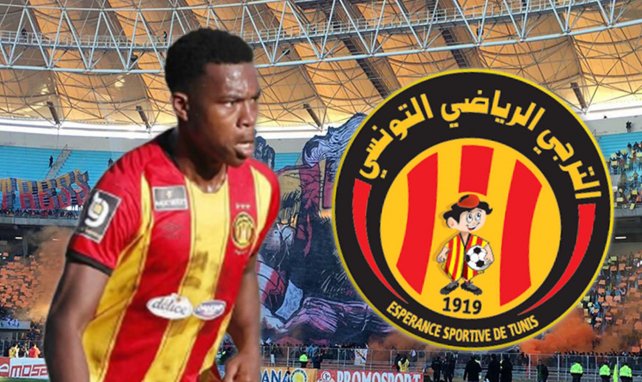 Cédrik Gbo sous le maillot de l'ES Tunis