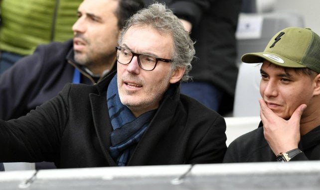 Marouane Chamakh avec Laurent Blanc