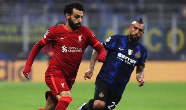 Mohamed Salah au duel face à Arturo Vidal