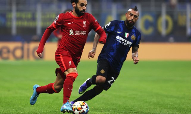 Mohamed Salah au duel face à Arturo Vidal