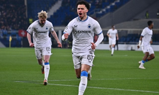 Chemsdine Talbi avec Bruges.